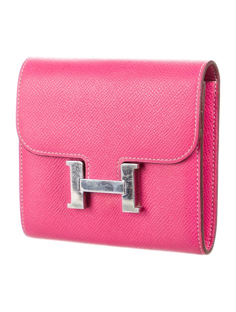 hermes ladies wallet|hermes constance compact wallet.